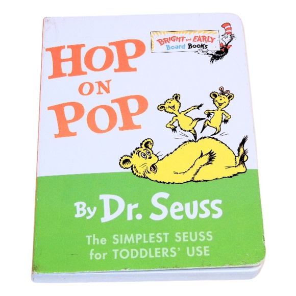 Dr. Seuss‎ Hop on Pop Board Book Bright Early Toddler Learning Book - Picture 1 of 4